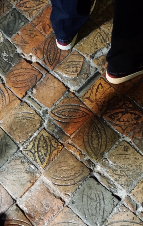 Standing on a 12th Century Floor